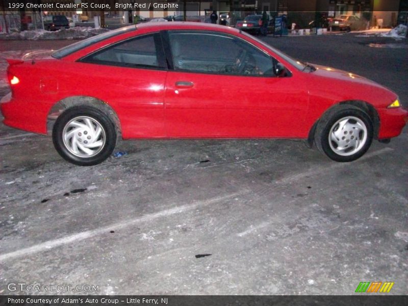 Bright Red / Graphite 1999 Chevrolet Cavalier RS Coupe