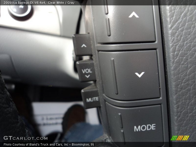 Clear White / Gray 2009 Kia Borrego EX V6 4x4