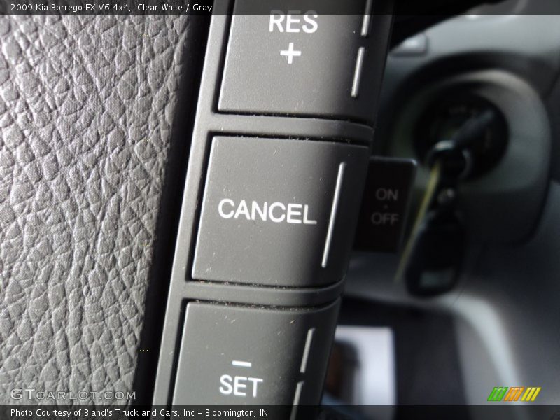 Clear White / Gray 2009 Kia Borrego EX V6 4x4