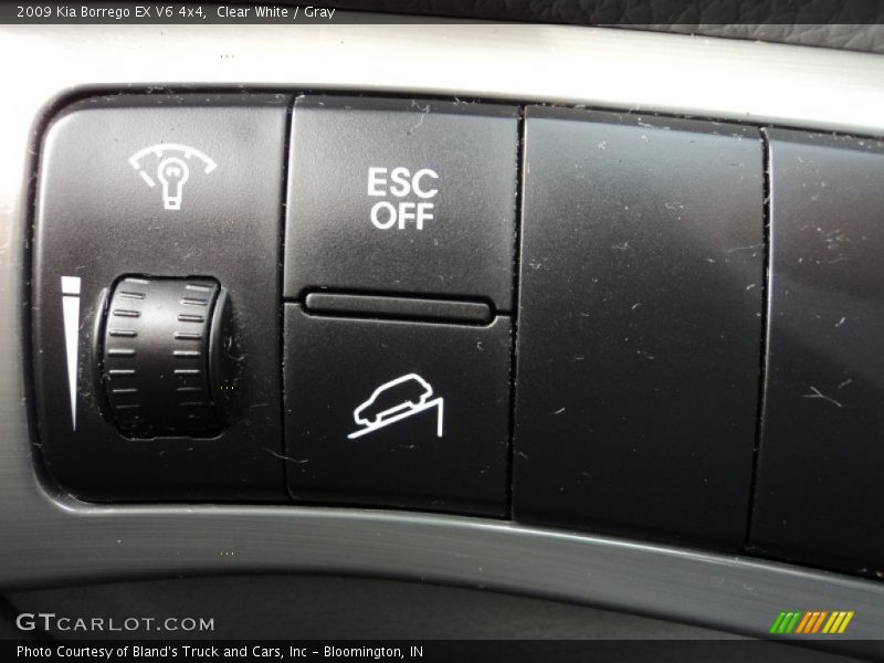 Clear White / Gray 2009 Kia Borrego EX V6 4x4