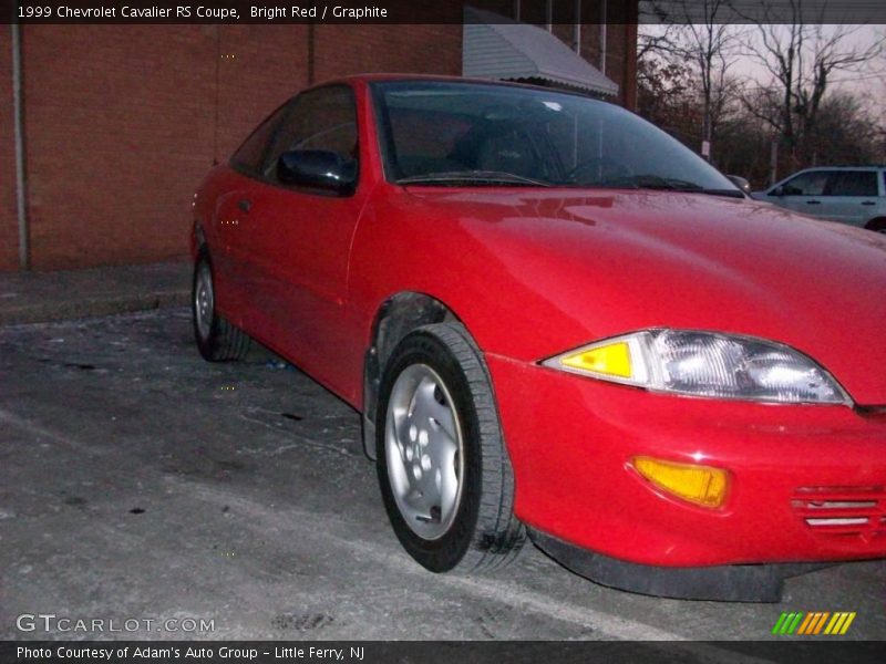 Bright Red / Graphite 1999 Chevrolet Cavalier RS Coupe
