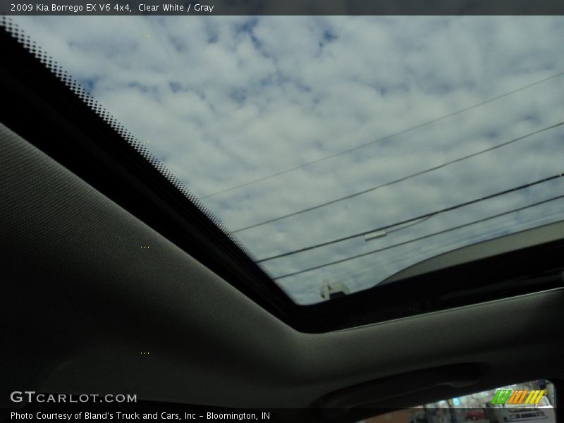 Clear White / Gray 2009 Kia Borrego EX V6 4x4