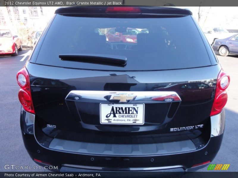 Black Granite Metallic / Jet Black 2012 Chevrolet Equinox LTZ AWD
