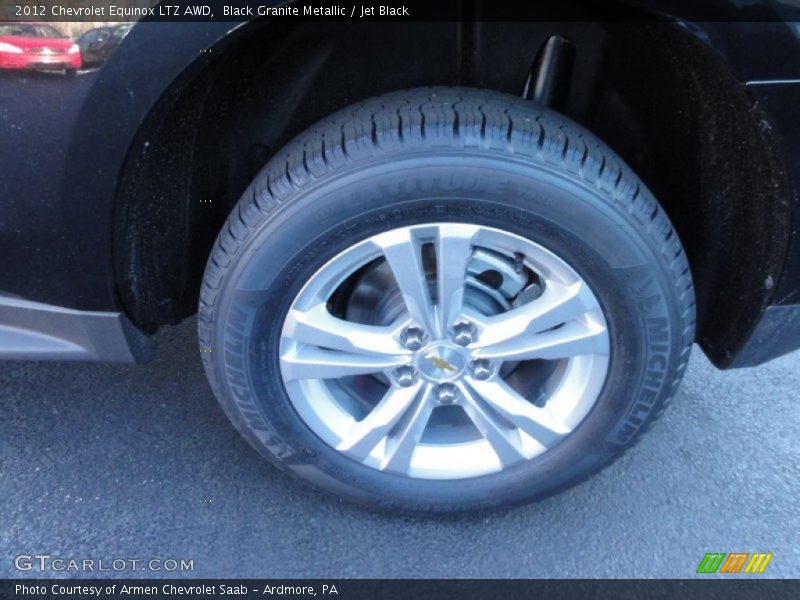Black Granite Metallic / Jet Black 2012 Chevrolet Equinox LTZ AWD