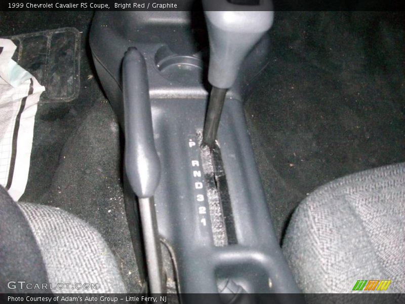 Bright Red / Graphite 1999 Chevrolet Cavalier RS Coupe