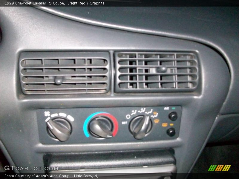 Bright Red / Graphite 1999 Chevrolet Cavalier RS Coupe
