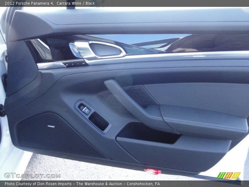 Carrara White / Black 2012 Porsche Panamera 4