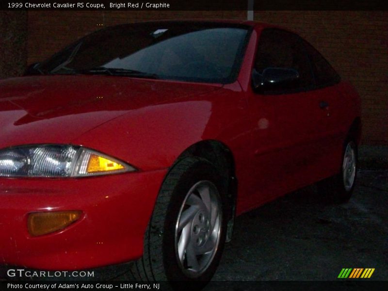 Bright Red / Graphite 1999 Chevrolet Cavalier RS Coupe