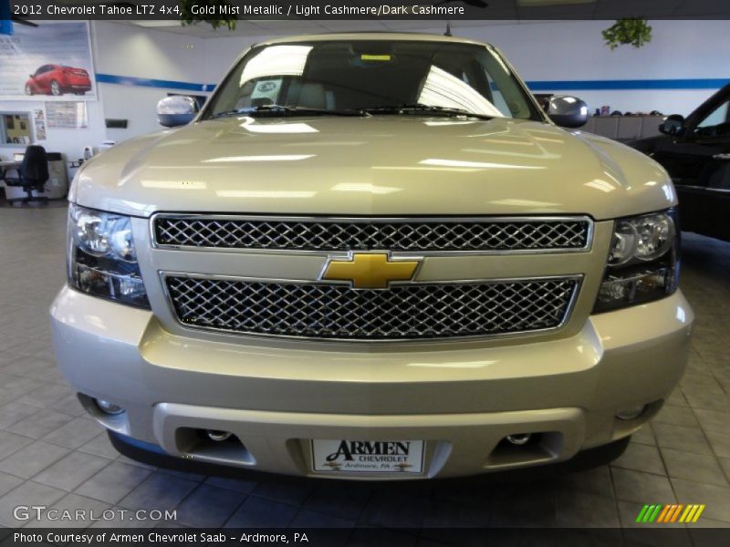 Gold Mist Metallic / Light Cashmere/Dark Cashmere 2012 Chevrolet Tahoe LTZ 4x4