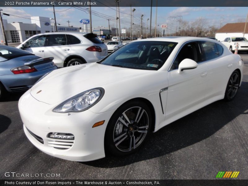 Carrara White / Black 2012 Porsche Panamera 4S