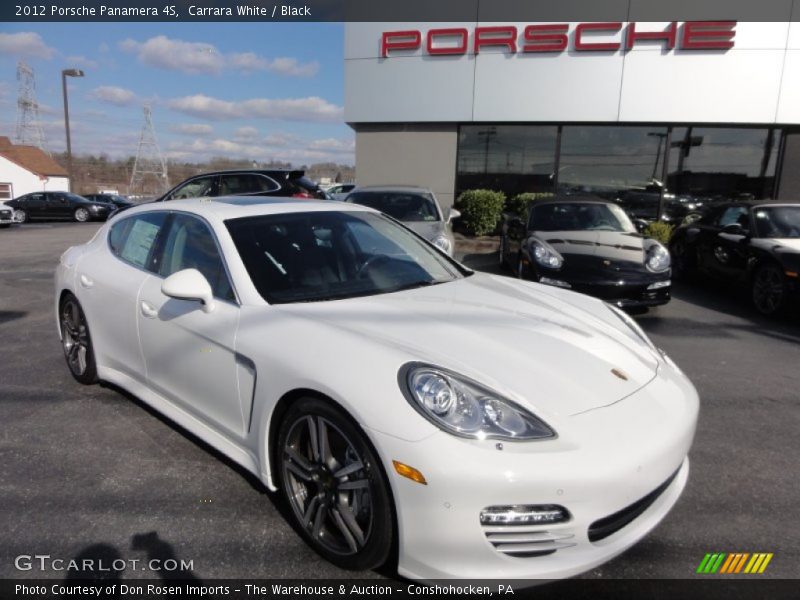 Front 3/4 View of 2012 Panamera 4S