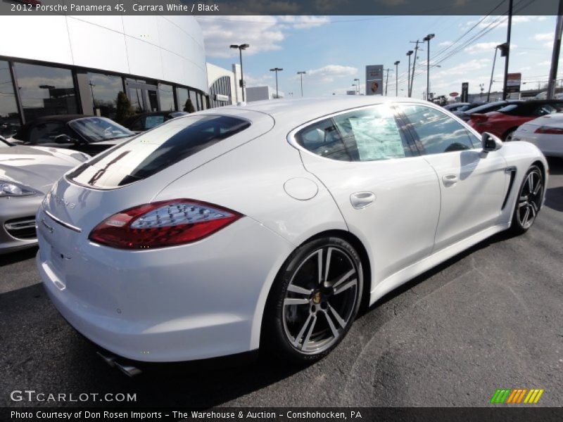 Carrara White / Black 2012 Porsche Panamera 4S