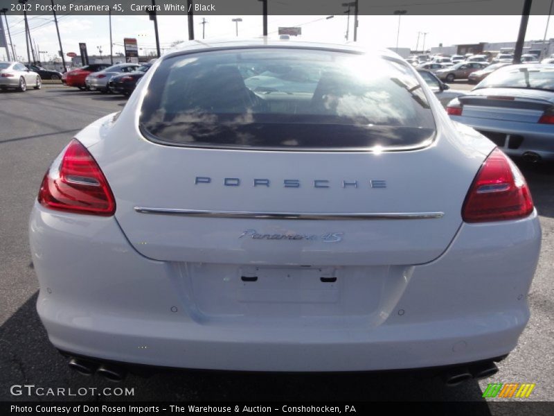 Carrara White / Black 2012 Porsche Panamera 4S