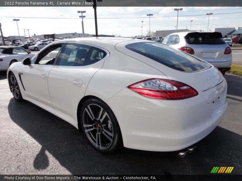 Carrara White / Black 2012 Porsche Panamera 4S