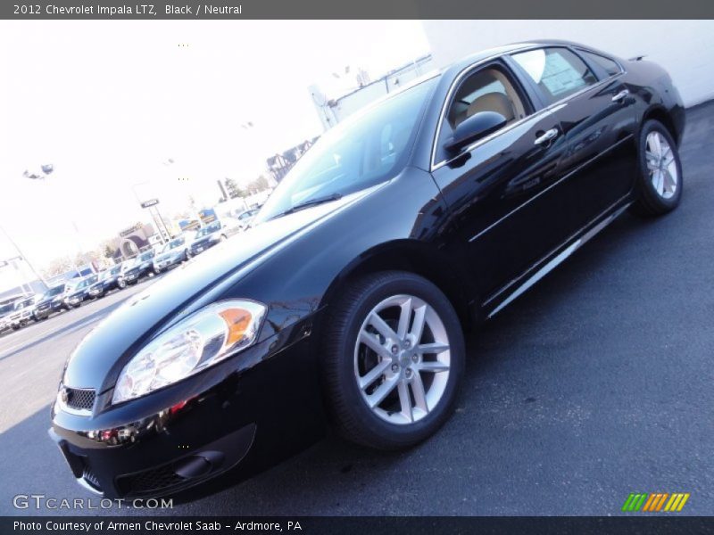 Black / Neutral 2012 Chevrolet Impala LTZ