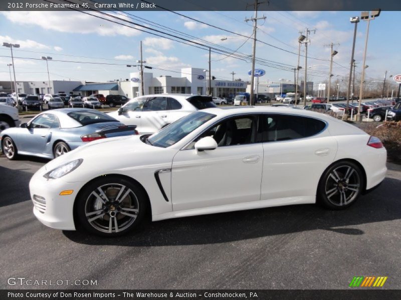Carrara White / Black 2012 Porsche Panamera 4S