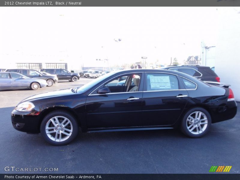 Black / Neutral 2012 Chevrolet Impala LTZ