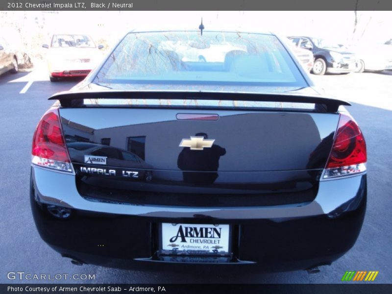 Black / Neutral 2012 Chevrolet Impala LTZ