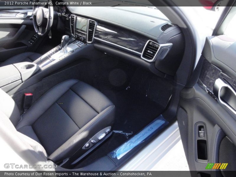 Carrara White / Black 2012 Porsche Panamera 4S