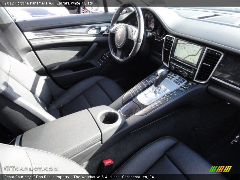 Carrara White / Black 2012 Porsche Panamera 4S