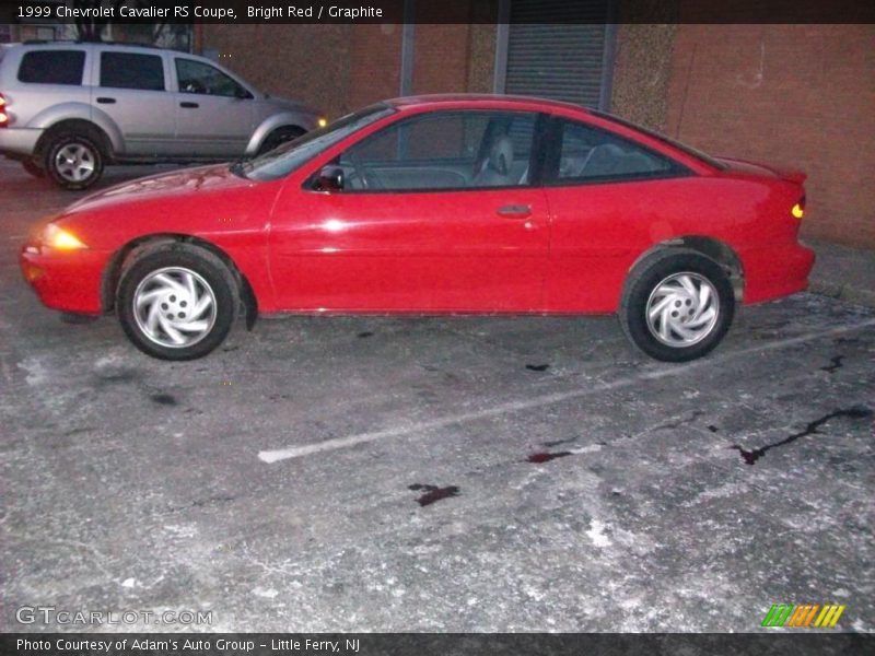 Bright Red / Graphite 1999 Chevrolet Cavalier RS Coupe