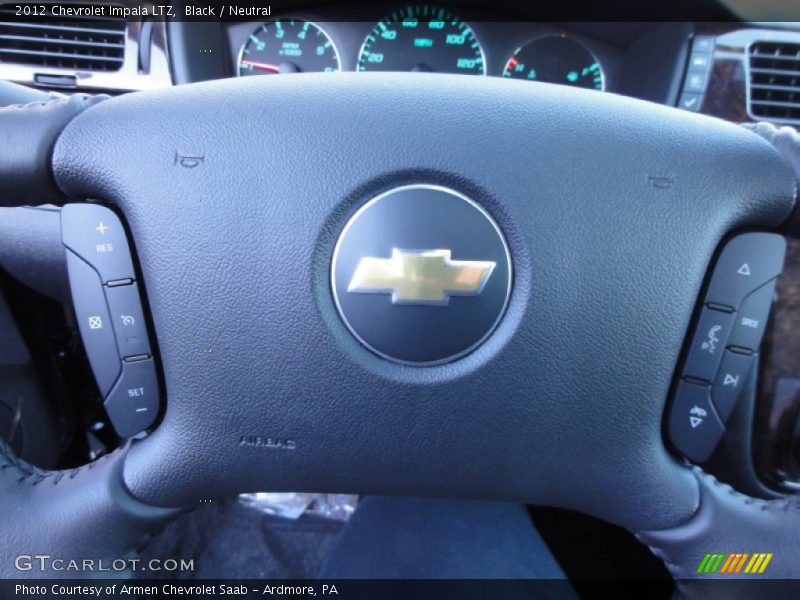 Black / Neutral 2012 Chevrolet Impala LTZ