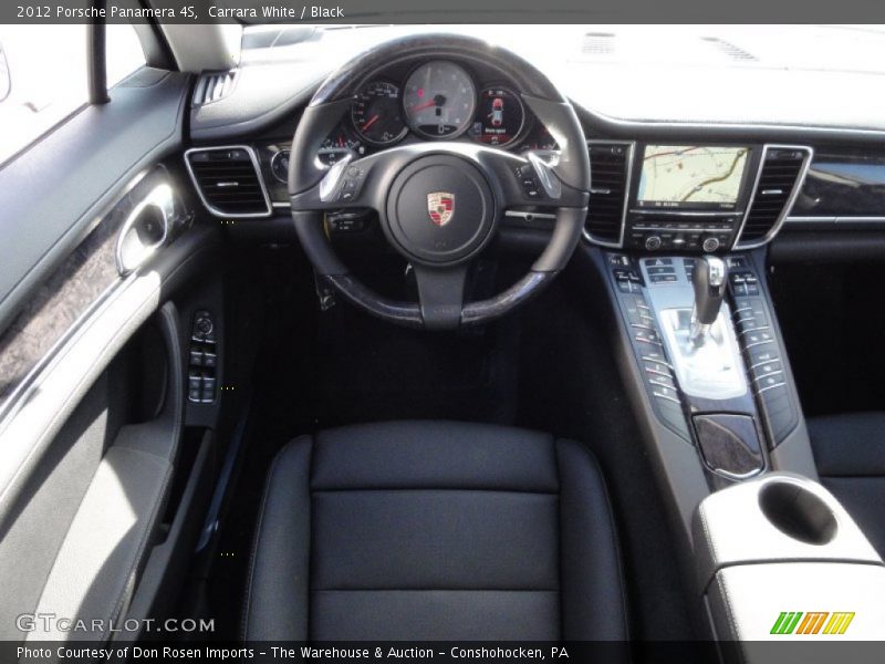 Carrara White / Black 2012 Porsche Panamera 4S