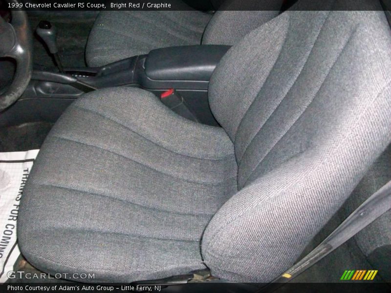 Bright Red / Graphite 1999 Chevrolet Cavalier RS Coupe