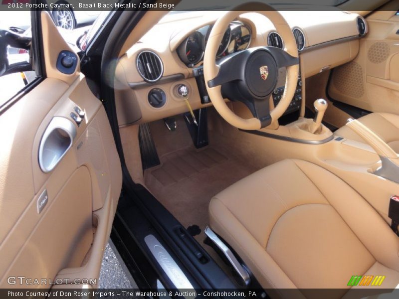  2012 Cayman  Sand Beige Interior