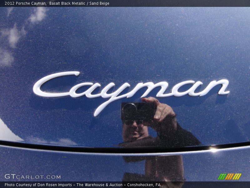 Basalt Black Metallic / Sand Beige 2012 Porsche Cayman