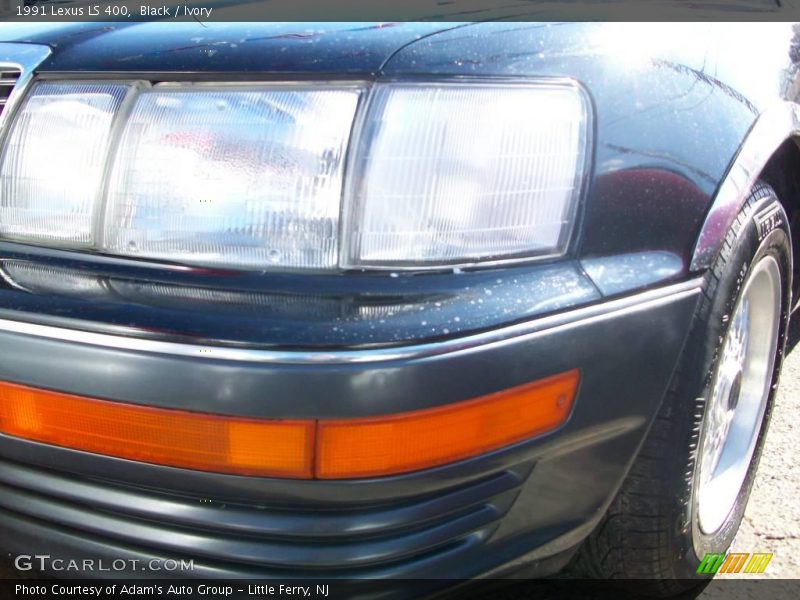 Black / Ivory 1991 Lexus LS 400