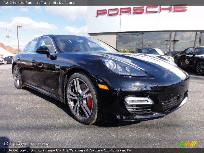 Front 3/4 View of 2012 Panamera Turbo
