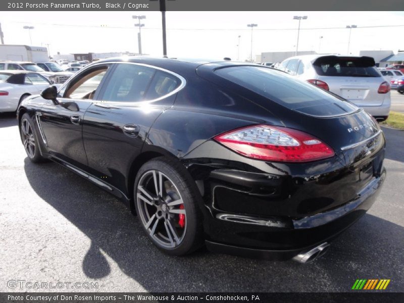 Black / Cognac 2012 Porsche Panamera Turbo