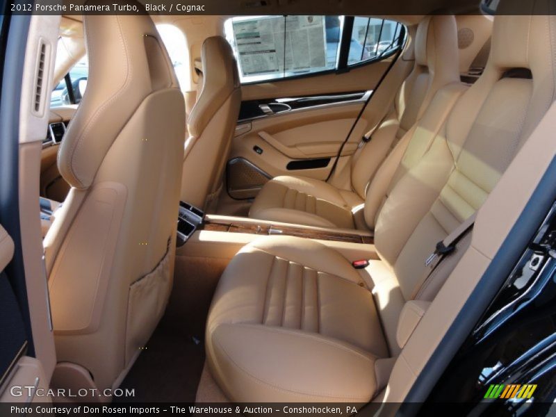 Rear Seat of 2012 Panamera Turbo