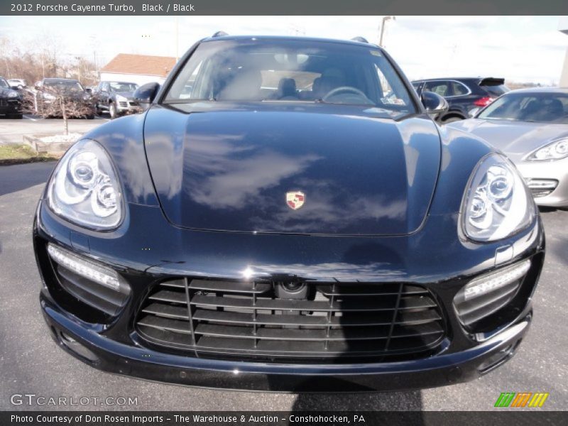 Black / Black 2012 Porsche Cayenne Turbo