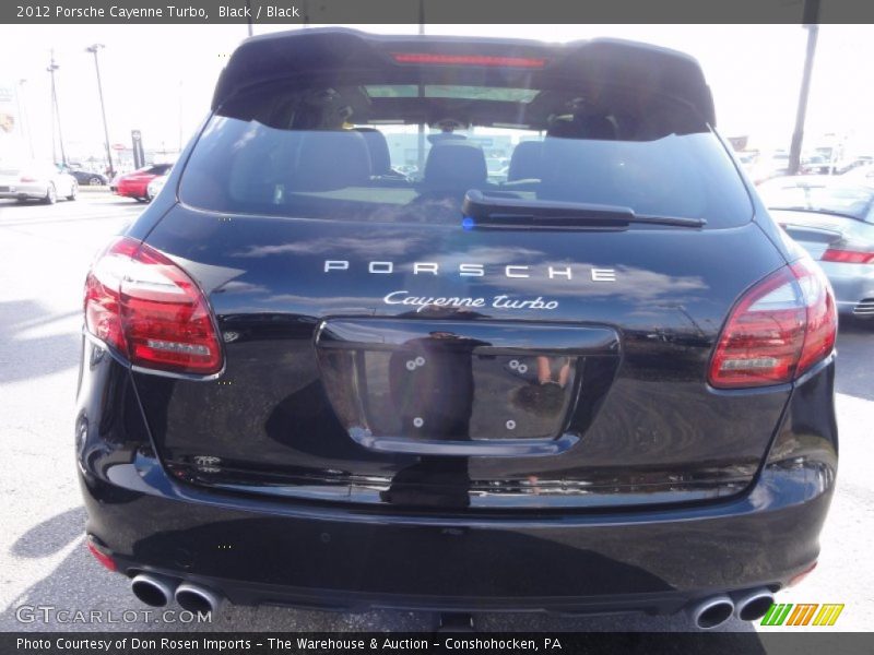 Black / Black 2012 Porsche Cayenne Turbo