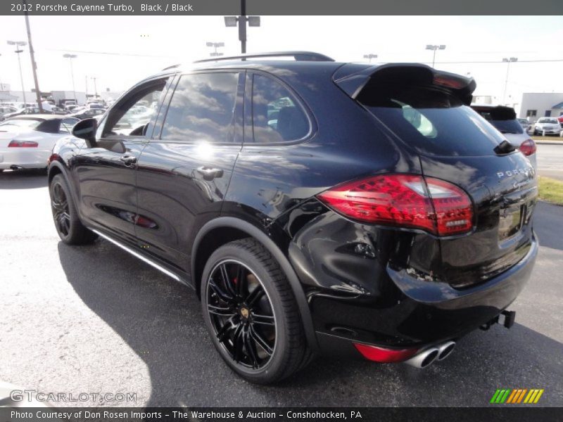 Black / Black 2012 Porsche Cayenne Turbo