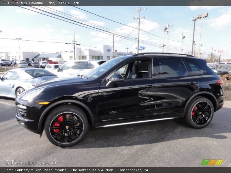 Black / Black 2012 Porsche Cayenne Turbo