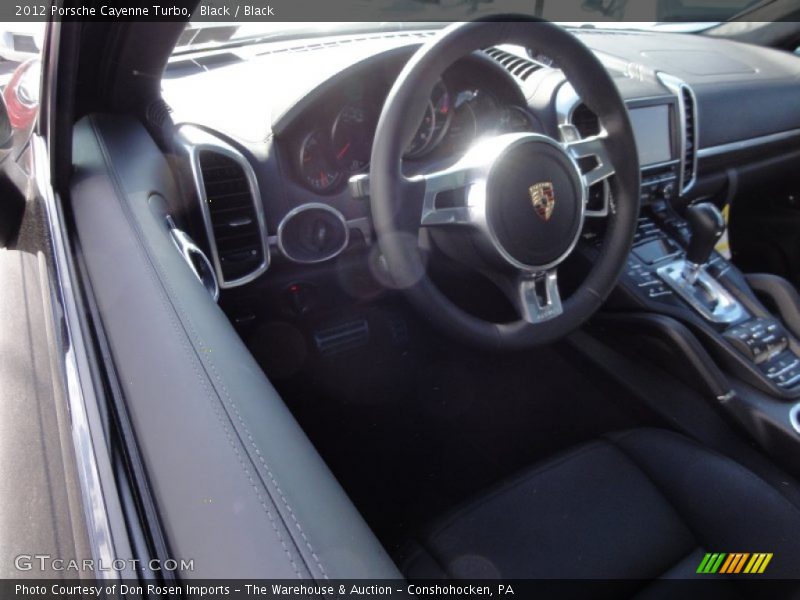 Black / Black 2012 Porsche Cayenne Turbo