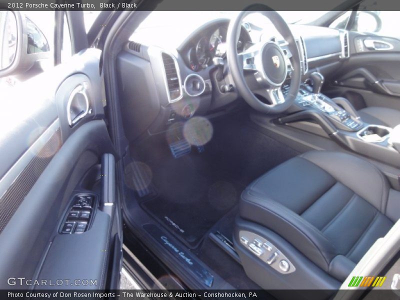 Black / Black 2012 Porsche Cayenne Turbo