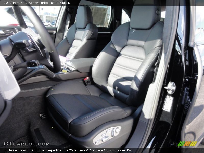 Front Seat of 2012 Cayenne Turbo