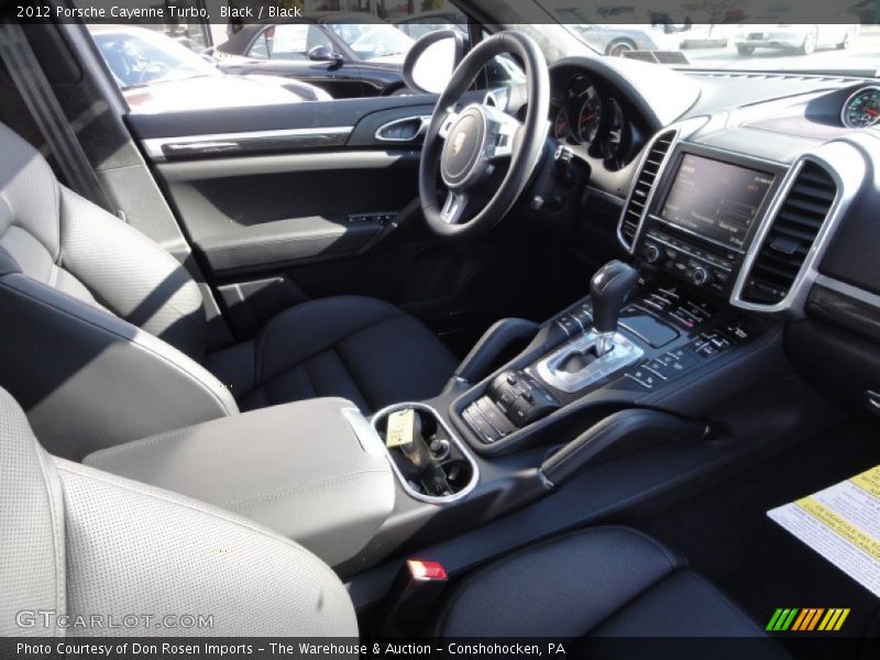 Black / Black 2012 Porsche Cayenne Turbo