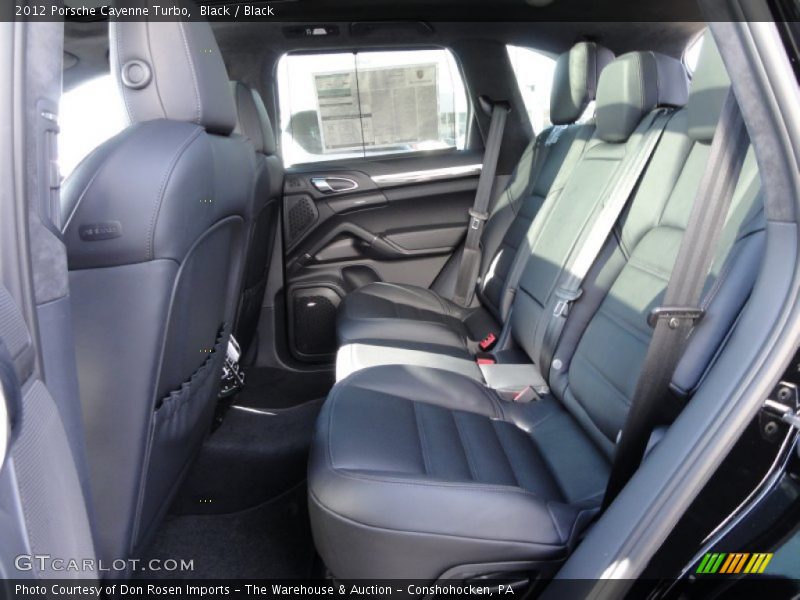 Rear Seat of 2012 Cayenne Turbo