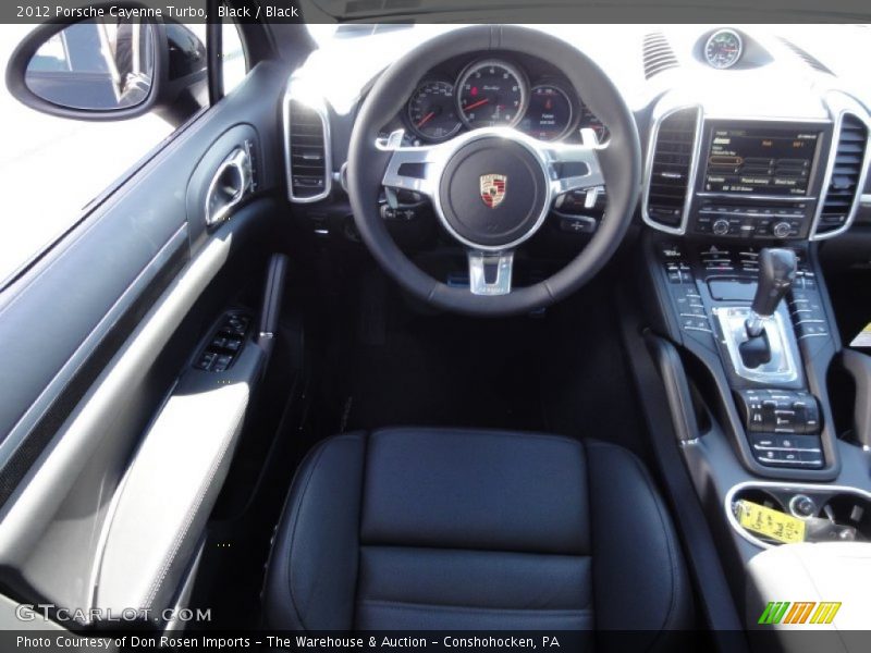 Black / Black 2012 Porsche Cayenne Turbo
