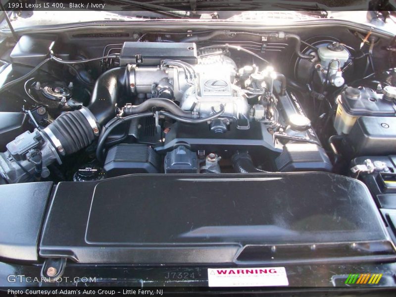 Black / Ivory 1991 Lexus LS 400
