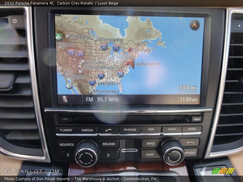 Navigation of 2012 Panamera 4S