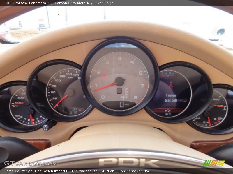  2012 Panamera 4S 4S Gauges