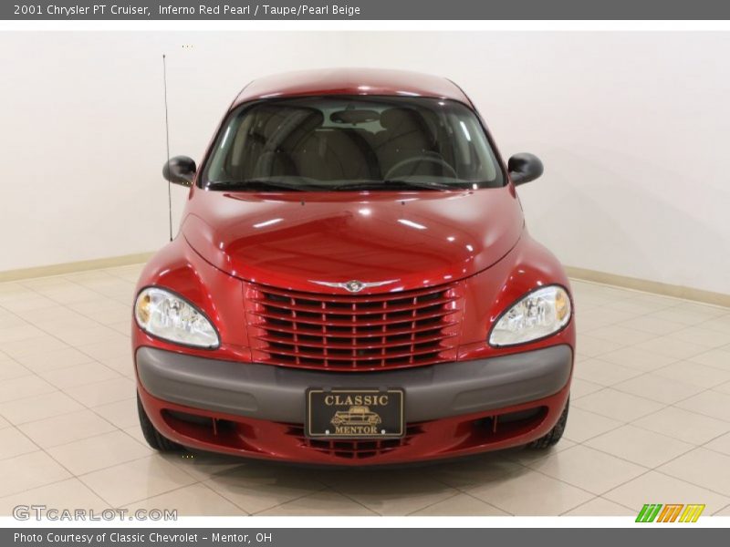 Inferno Red Pearl / Taupe/Pearl Beige 2001 Chrysler PT Cruiser