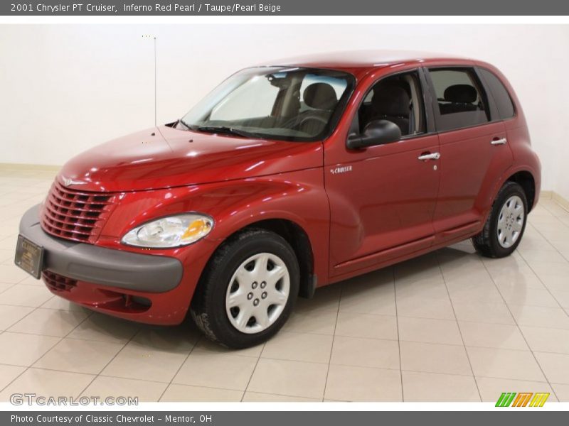 Inferno Red Pearl / Taupe/Pearl Beige 2001 Chrysler PT Cruiser