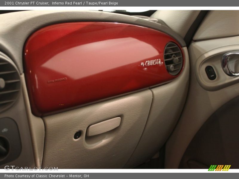 Inferno Red Pearl / Taupe/Pearl Beige 2001 Chrysler PT Cruiser